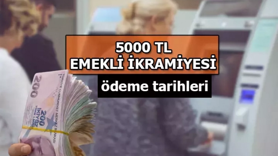 &Ccedil;alışan ve &Ccedil;ift&ccedil;i emeklilere 5 Bin liralık emekli ikramiyesi ne zaman verilecek?